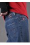 Spodnie Jeans (REGULAR) red ciemny - METODA SPORT