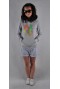 BLUZA KANGURKA LADY DIIL "DGF" JASNY SZARY MELANŻ LBL 49