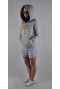 BLUZA KANGURKA LADY DIIL "DGF" JASNY SZARY MELANŻ LBL 49