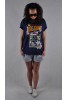 LADY DIIL - T-SHIRT LADY "INCREDIBLE" GRANATOWY LTS 69