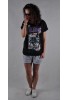 LADY DIIL - T-SHIRT LADY "INCREDIBLE" CZARNY LTS 68