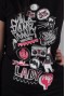 LADY DIIL - T-SHIRT LADY "LUDKI" CZARNY LTS 46