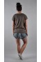 LADY DIIL - T-SHIRT LADY NON PUBLIQUE BRĄZOWY LTS