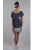 T-SHIRT LADY "POCKET" GRANAT LTS 59