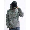 Bluza z kapturem (out-line) "SZARA/NIEB" - Metoda Sport