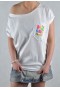 LADY DIIL - T-SHIRT LADY "POCKET" BIAŁY LTS 58
