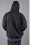 DIIL - BLUZA Z/K ZIP DIILGANG - grafitowo/żółty