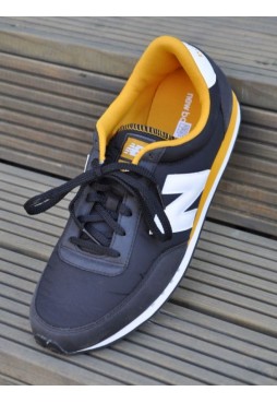 NEW BALANCE U410KY garnatowo/ż&oacute;łto/białe 