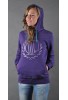 BLUZA KANGURKA LADY DIIL "LAUR SKAJ" FIOLETOWA LBL 62