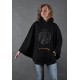 PONCHO CZARNE LBL 66