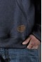 BLUZA KANGURKA "O.H.B" GRAFITOWY MELANŻ DBL 120