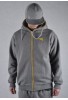 Bluza Bawełniana - Szara/żółty (M-ka) ZIP YELLOW