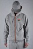 Bluza Bawełniana - Szara/pom (M-ka) ZIP ORANGE