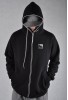 Bluza Bawełniana - Czarny/biały (M-ka) ZIP BLACK