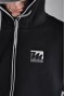 Bluza Bawełniana - Czarny/biały (M-ka) ZIP BLACK