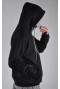Bluza Bawełniana - Czarny/biały (M-ka) ZIP BLACK