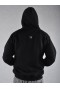 Bluza Bawełniana - Czarny/biały (M-ka) ZIP BLACK