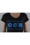 OCB - koszulka - damska - Czarno/niebieska