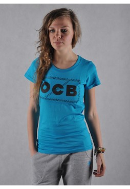 OCB - koszulka - damska - niebiesko/czarna