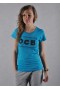 OCB - koszulka - damska - niebiesko/czarna