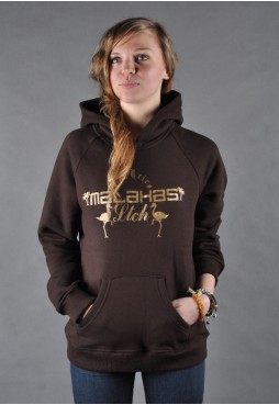 MALAKAS - bluza bawełniana - Brązowa