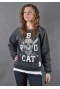 BROCAT - grafitowa bluza b/k