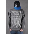 DIIL - BLUZA KLASYK "DR.JOINT" CIEMNY SZARY MELANŻ DBL 13