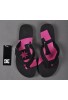 DC - WOMEN'S CENTRAL Black/Crazy Pink Flip Flops D0303364