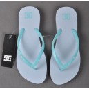 DC - WOMEN'S SPRAY White/Ocean Flip Flops D0303362