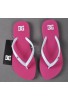DC - WOMEN'S SPRAY Crazy Pink/White Flip Flops D0303362